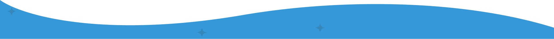 A blue geometric shape with a slanted top edge.